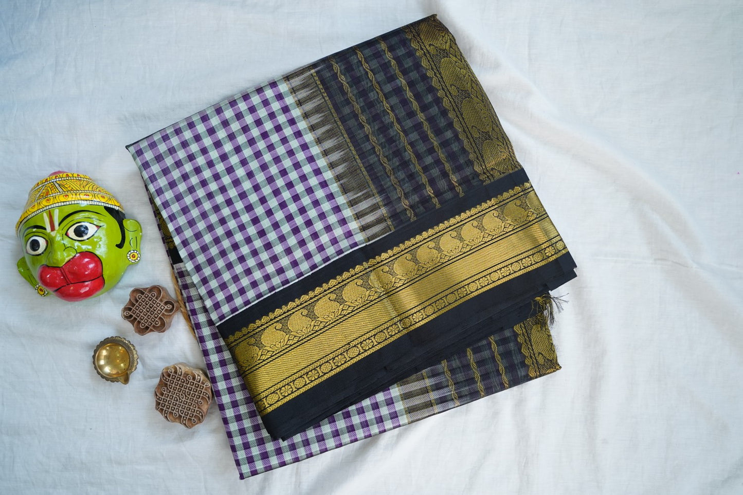 Kanchi Handloom Silk Cotton Saree PC16672