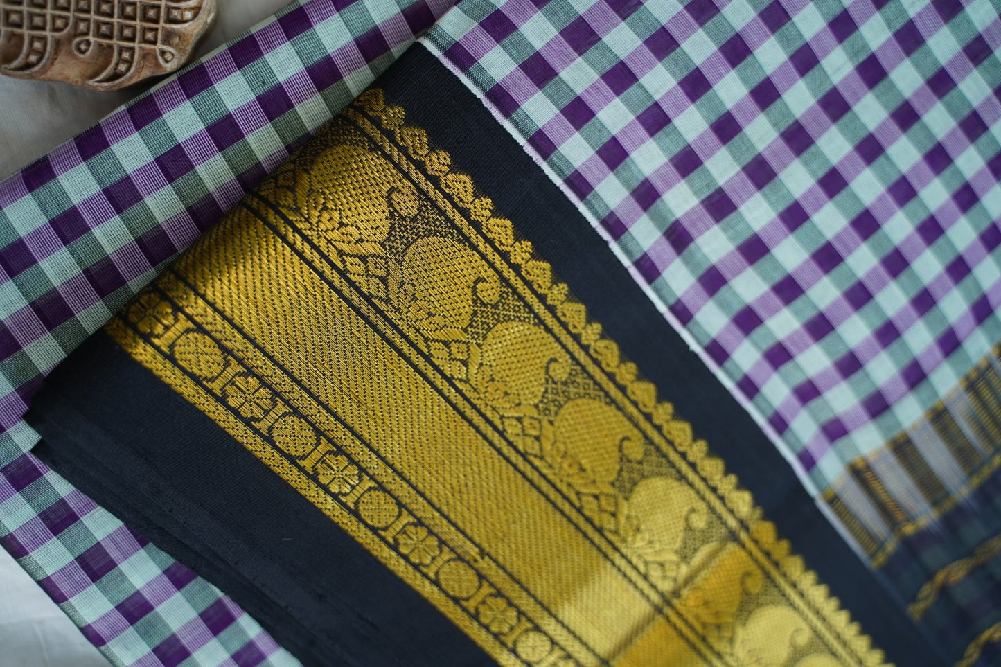 Kanchi Handloom Silk Cotton Saree PC16672