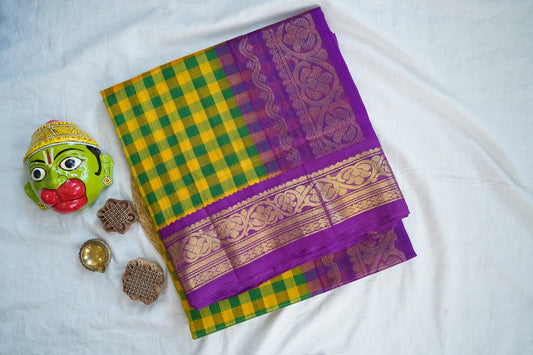 Kanchi Handloom Silk Cotton Saree PC16668