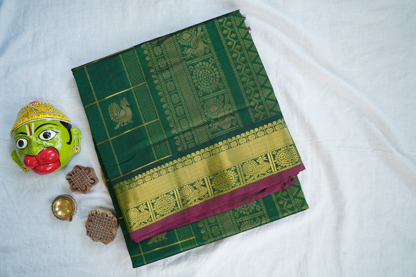 Kanchi Handloom Silk Cotton Saree PC16661