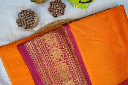 Kanchi Handloom Silk Cotton Saree PC16704