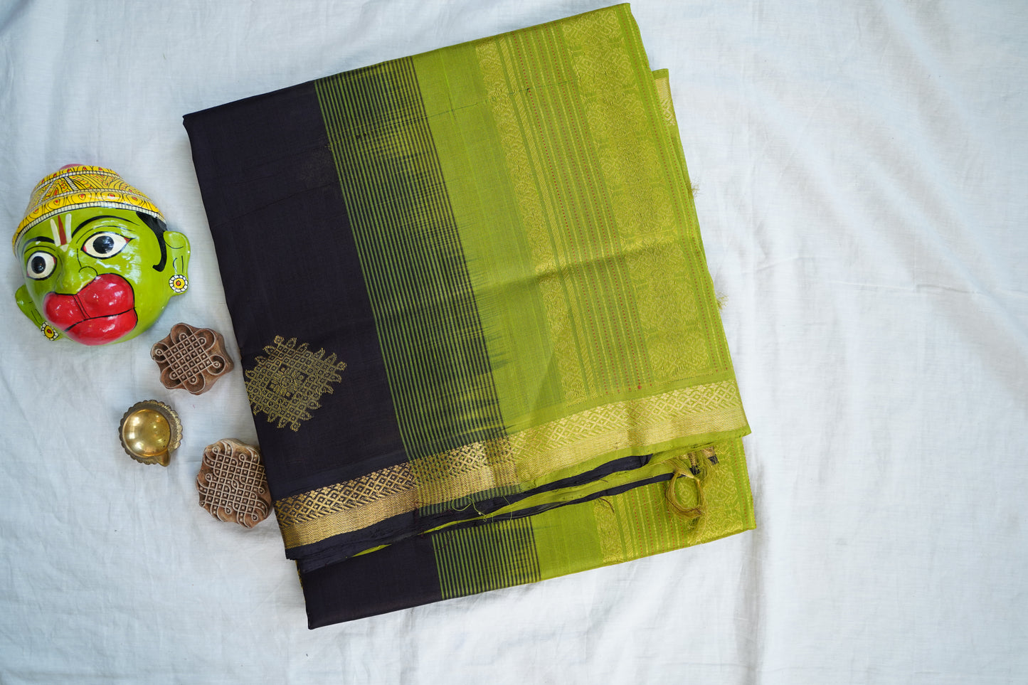 Kanchi Handloom Silk Cotton Saree PC16658
