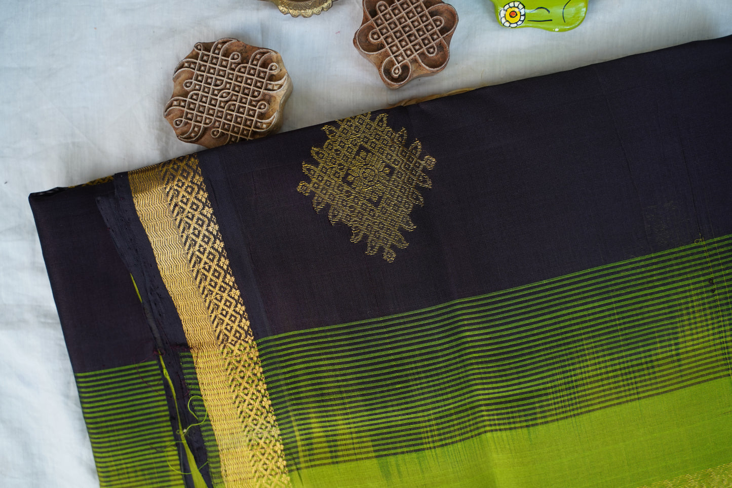 Kanchi Handloom Silk Cotton Saree PC16658
