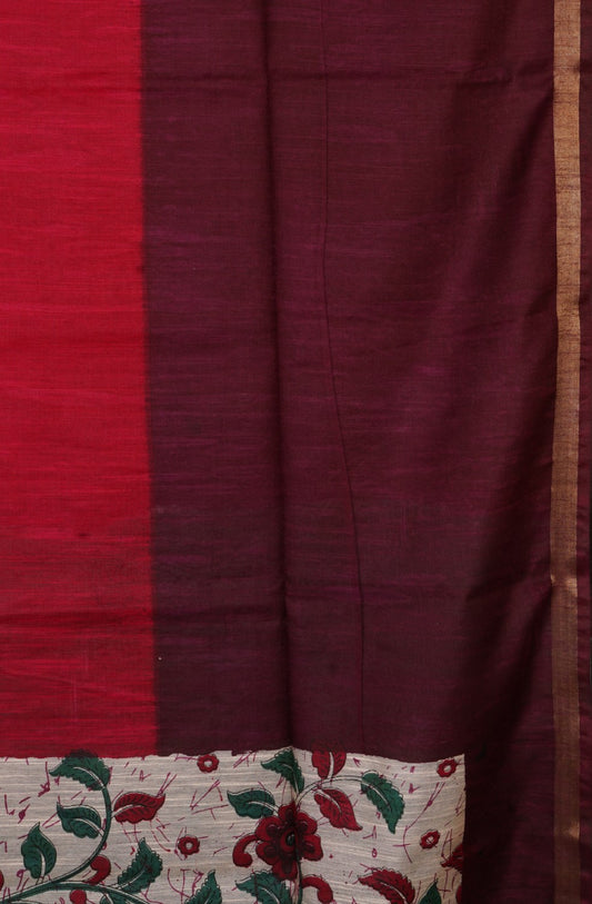 Semi tussarFancy saree PC16380