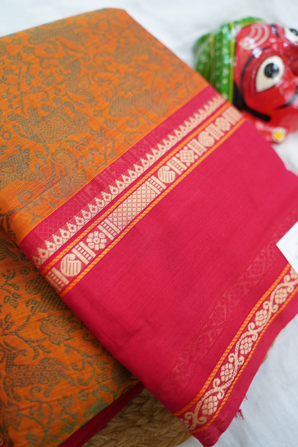 Chettinad handloom Cotton Saree PC16694