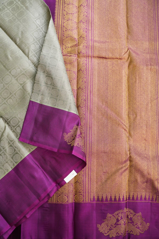 Pure Kanchi Korvai Silk Saree PC15418