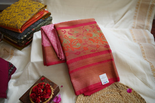 Banarasi Muslin Silk Saree  PC8469