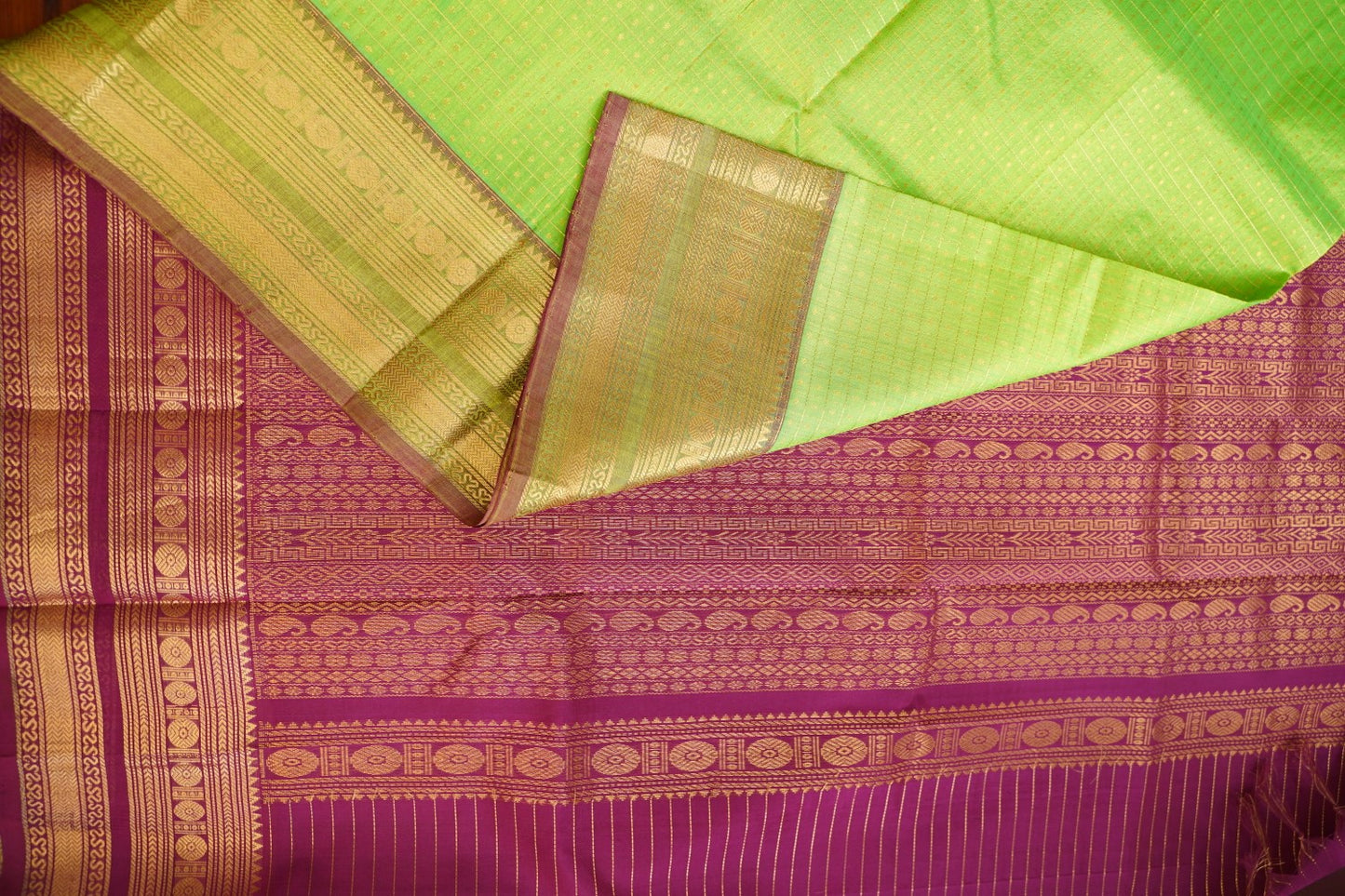 Kanchi Handloom Silk Cotton Saree  PC15450