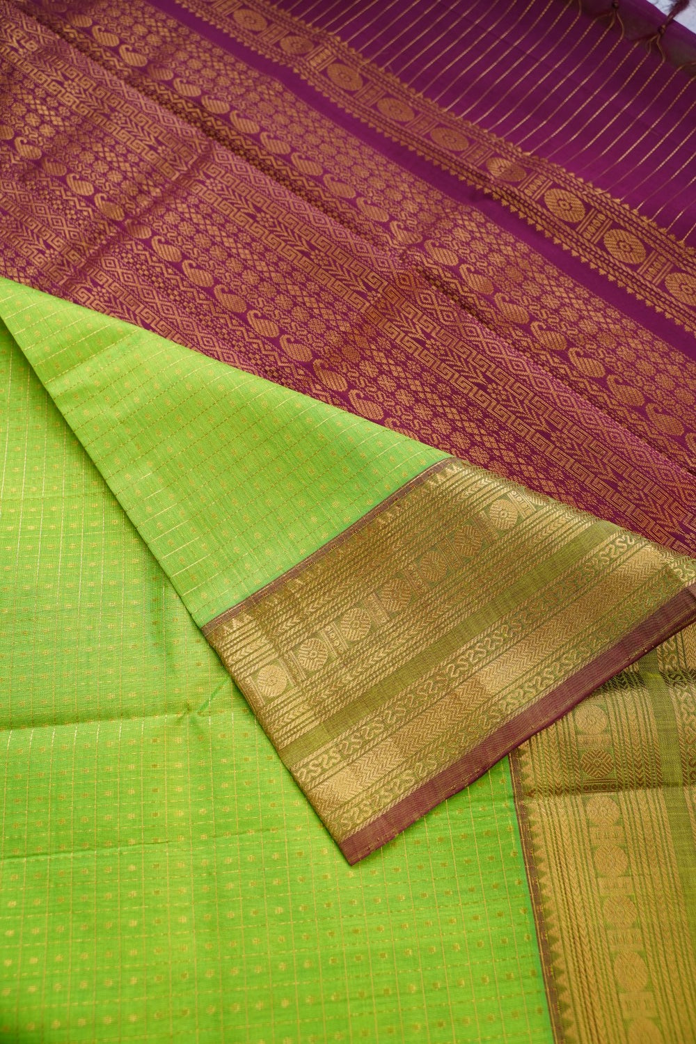 Kanchi Handloom Silk Cotton Saree  PC15450