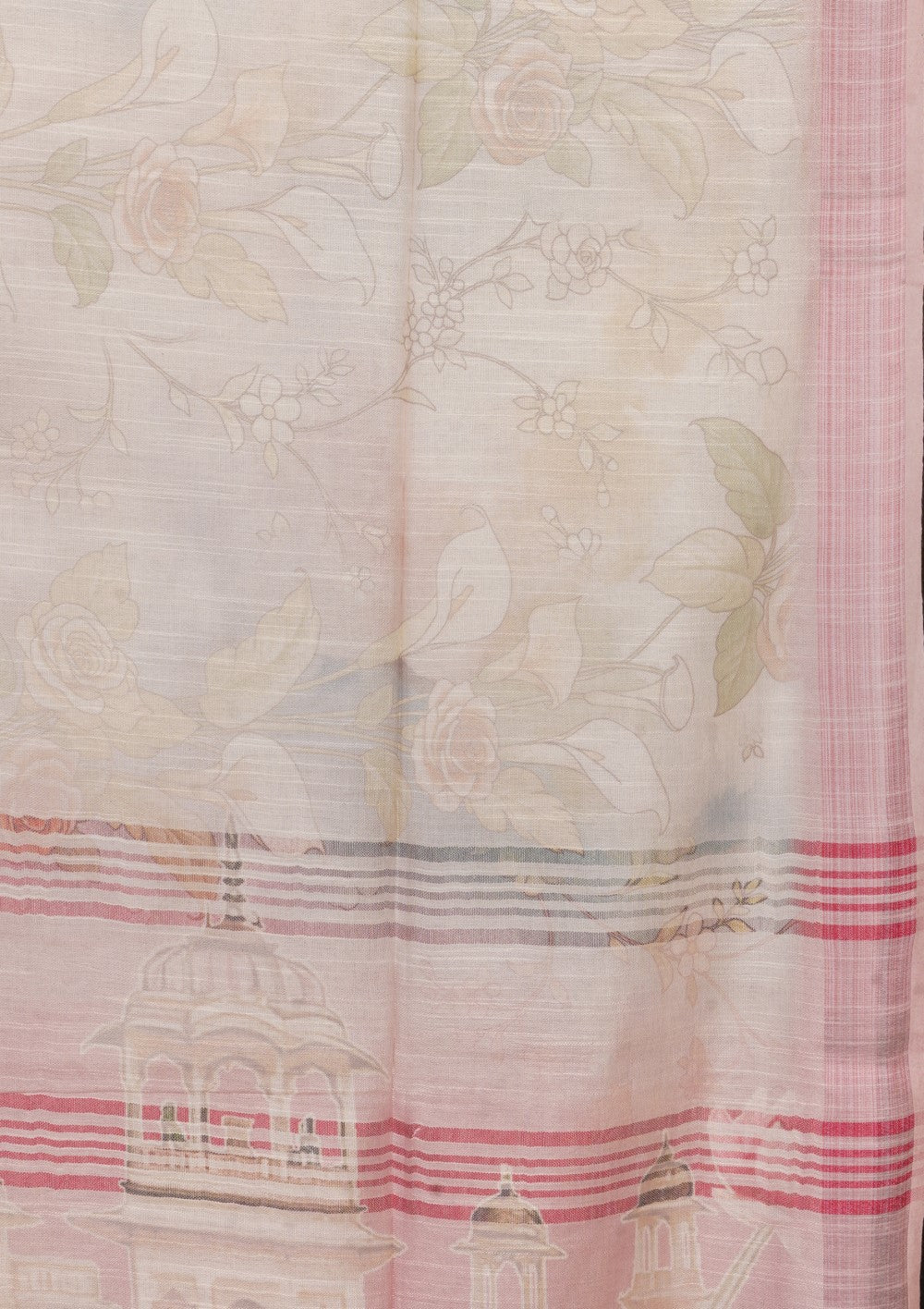 Semi Linen Fancy saree PC16470