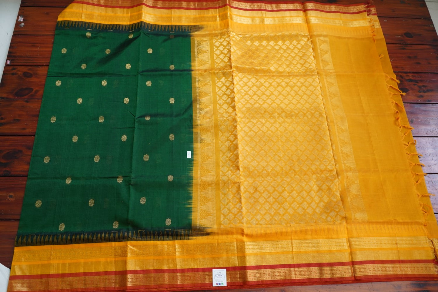 Kanchi Handloom Silk Cotton Saree  PC15445