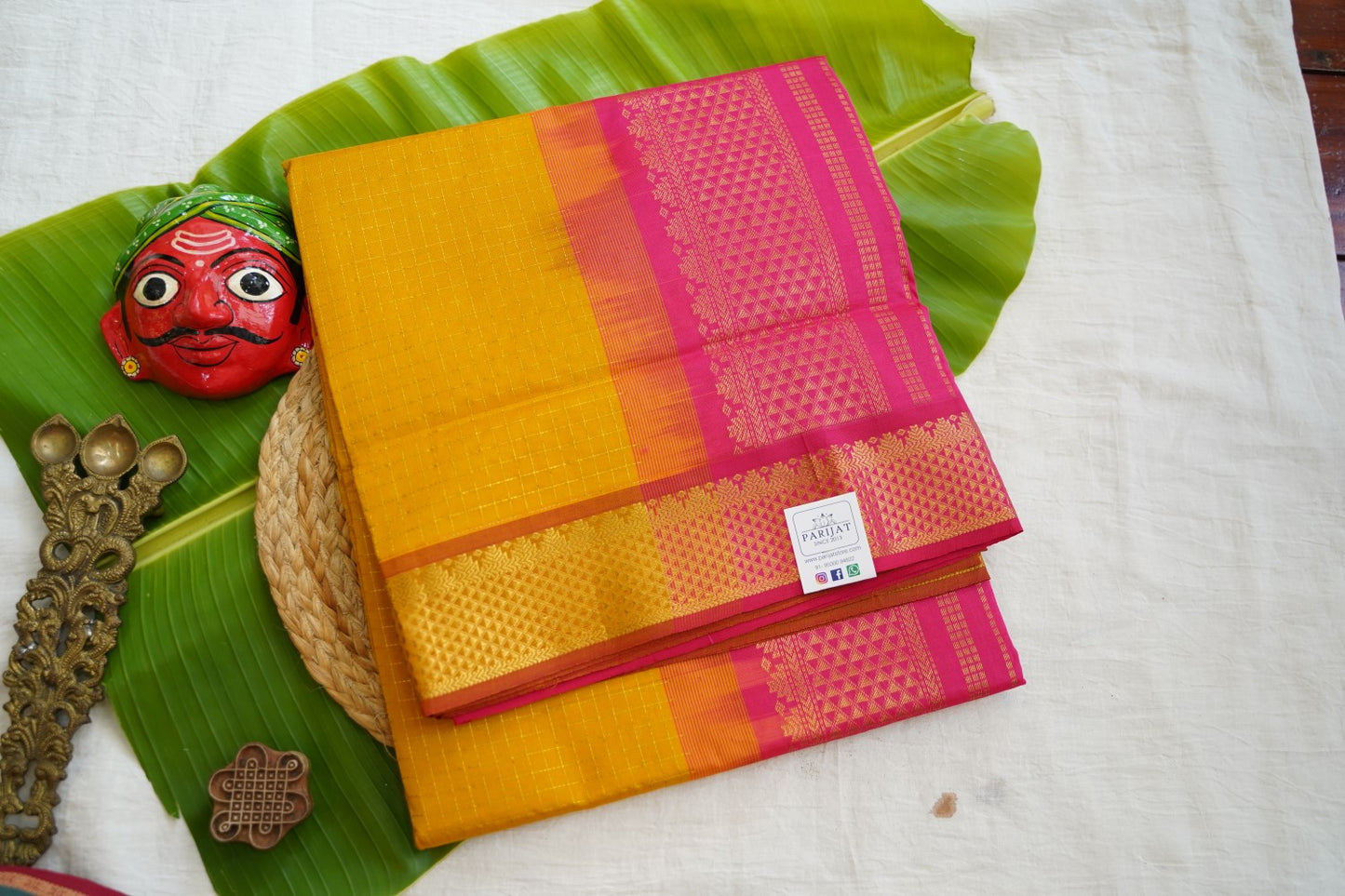 Kanchi Semi Silk Cotton Saree PC17588