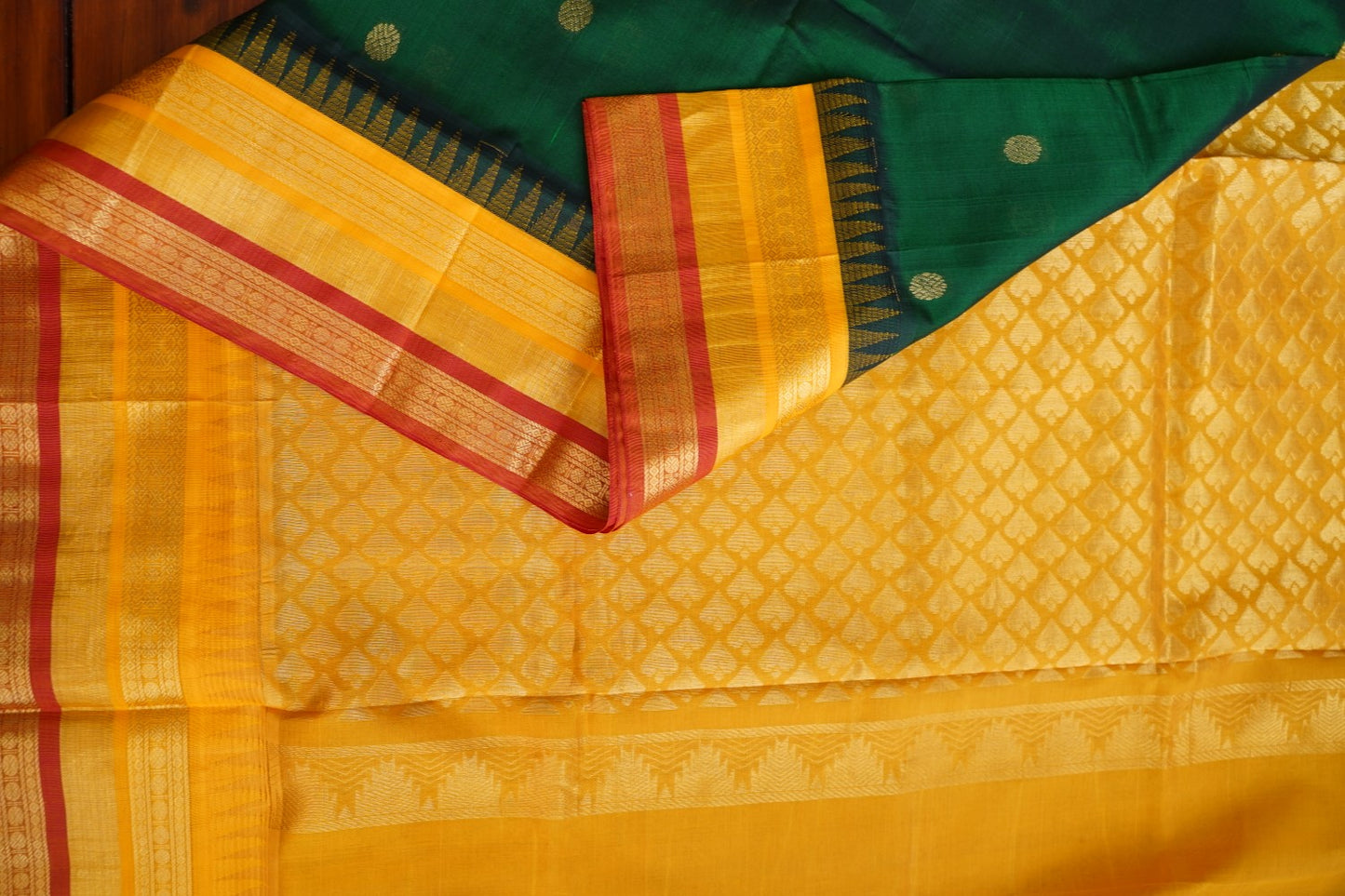 Kanchi Handloom Silk Cotton Saree  PC15445