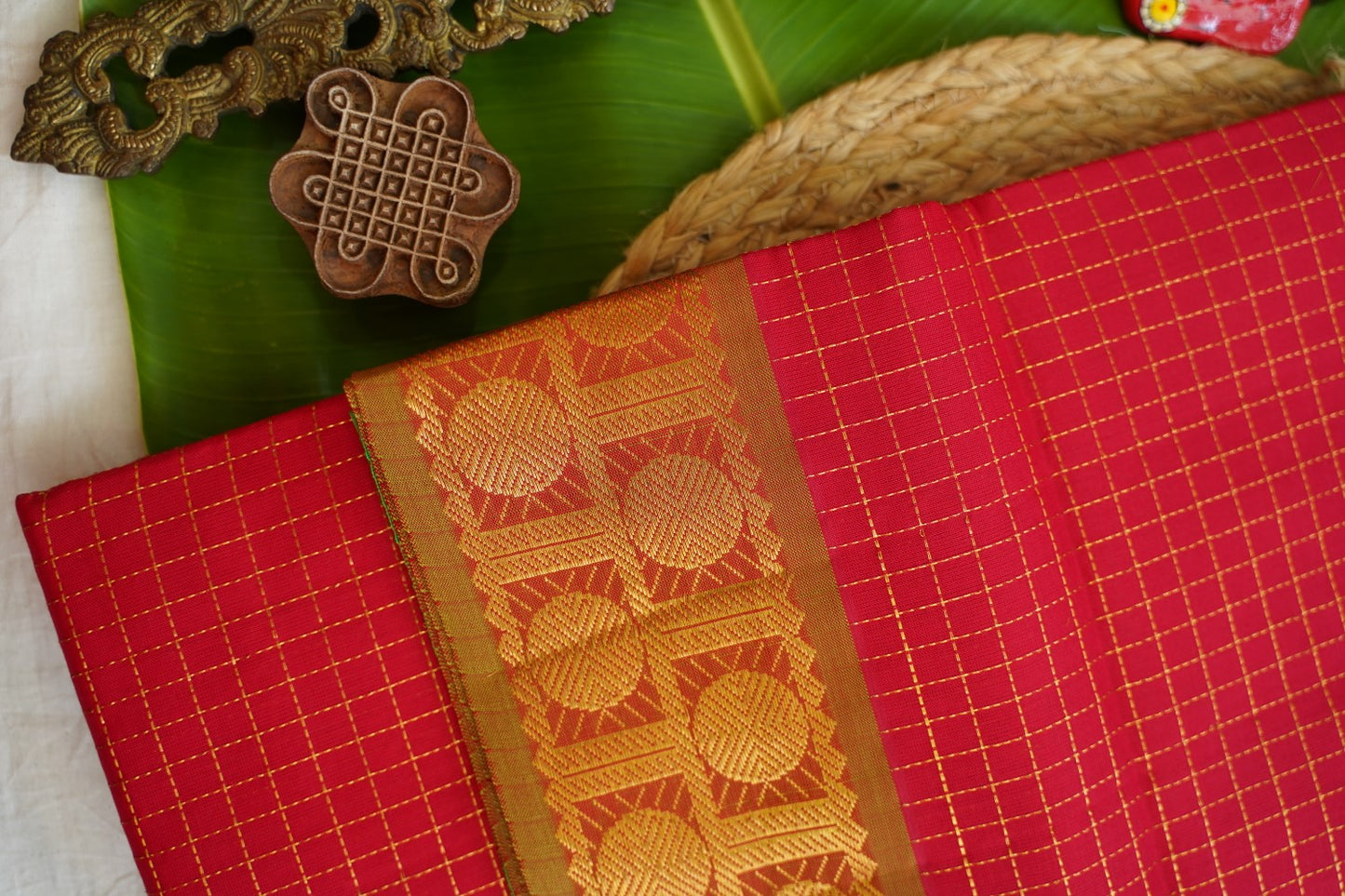Kanchi Semi Silk Cotton Saree PC17587