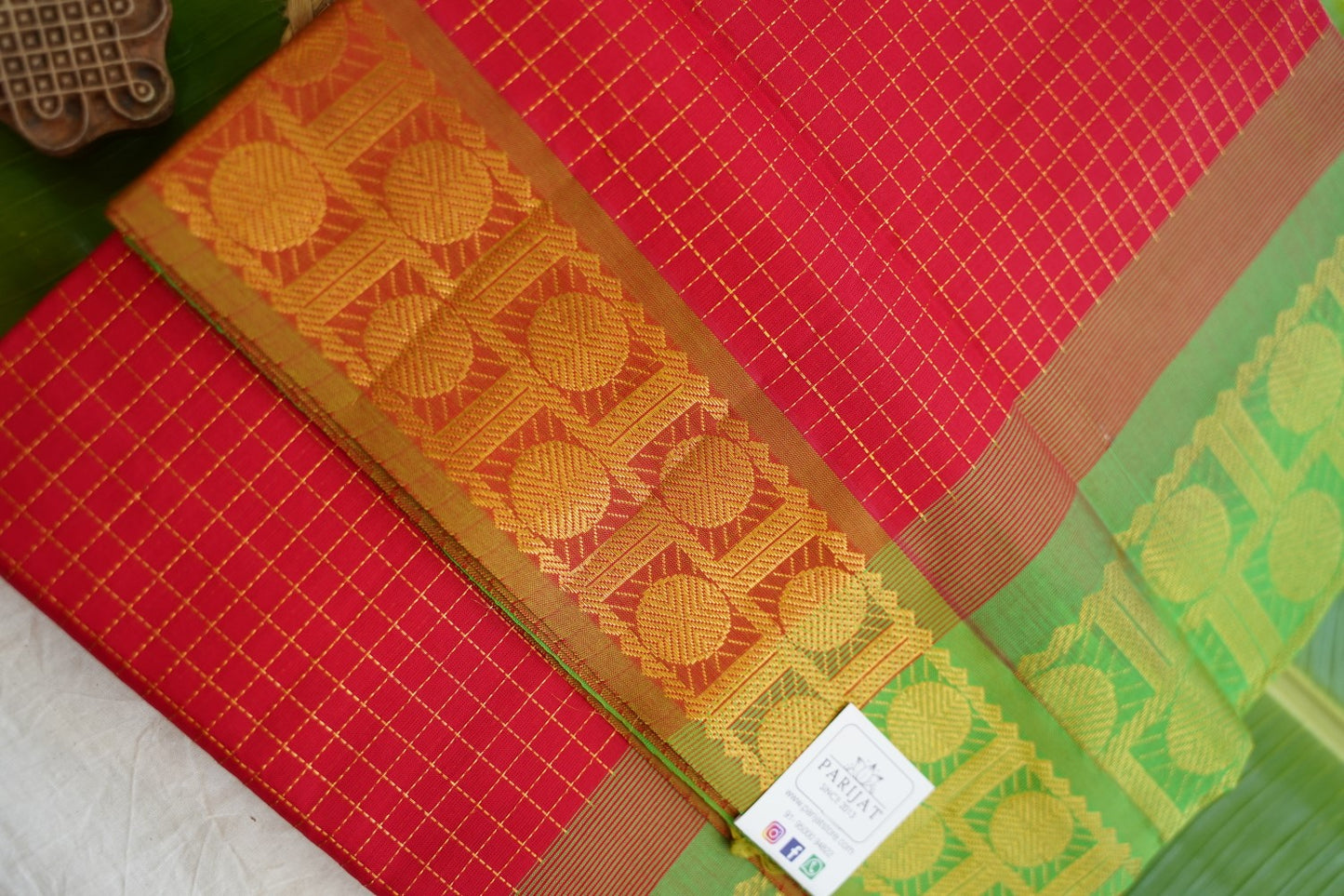 Kanchi Semi Silk Cotton Saree PC17587