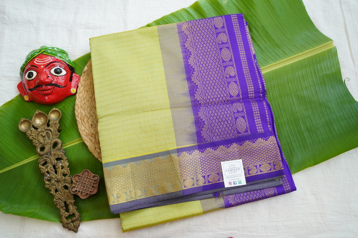 Kanchi Semi Silk Cotton Saree PC17585