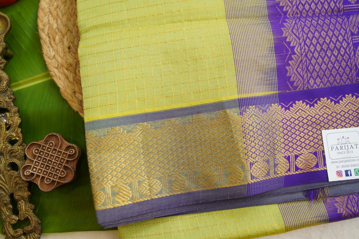 Kanchi Semi Silk Cotton Saree PC17585