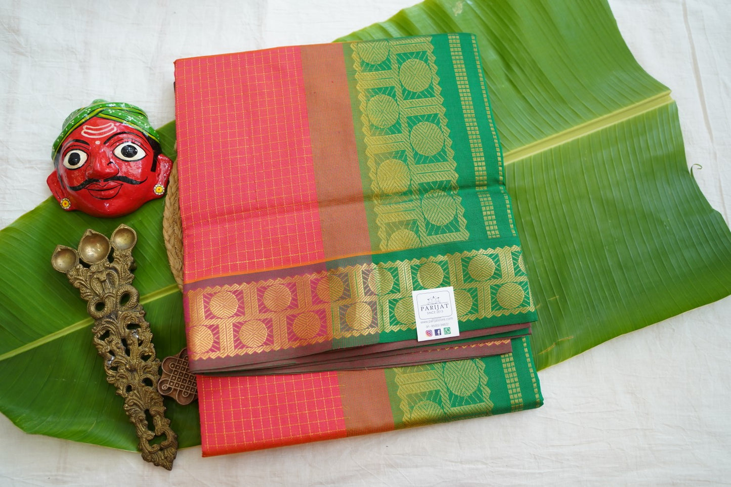 Kanchi Semi Silk Cotton Saree PC17586
