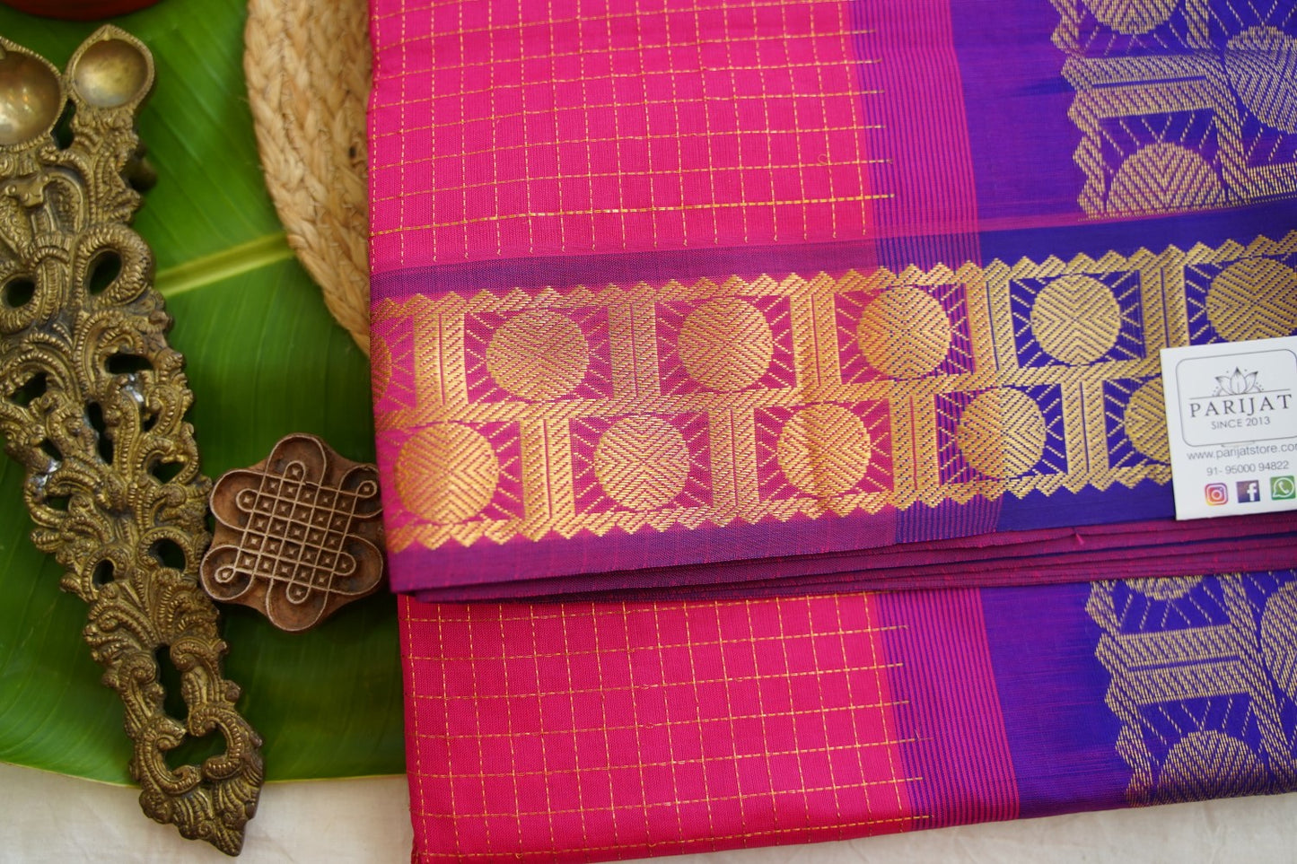 Kanchi Semi Silk Cotton Saree PC17594