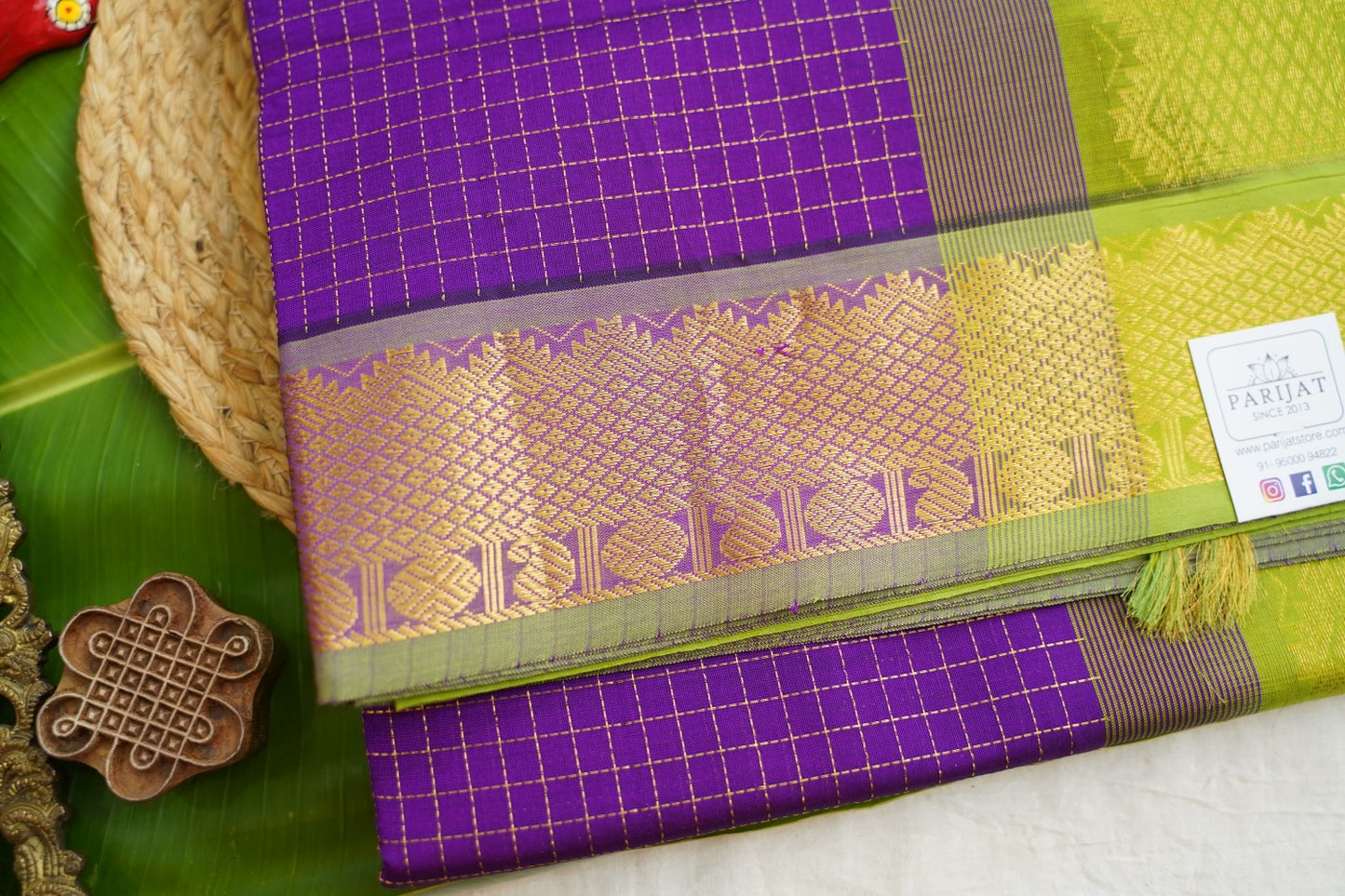 Kanchi Semi Silk Cotton Saree PC17590