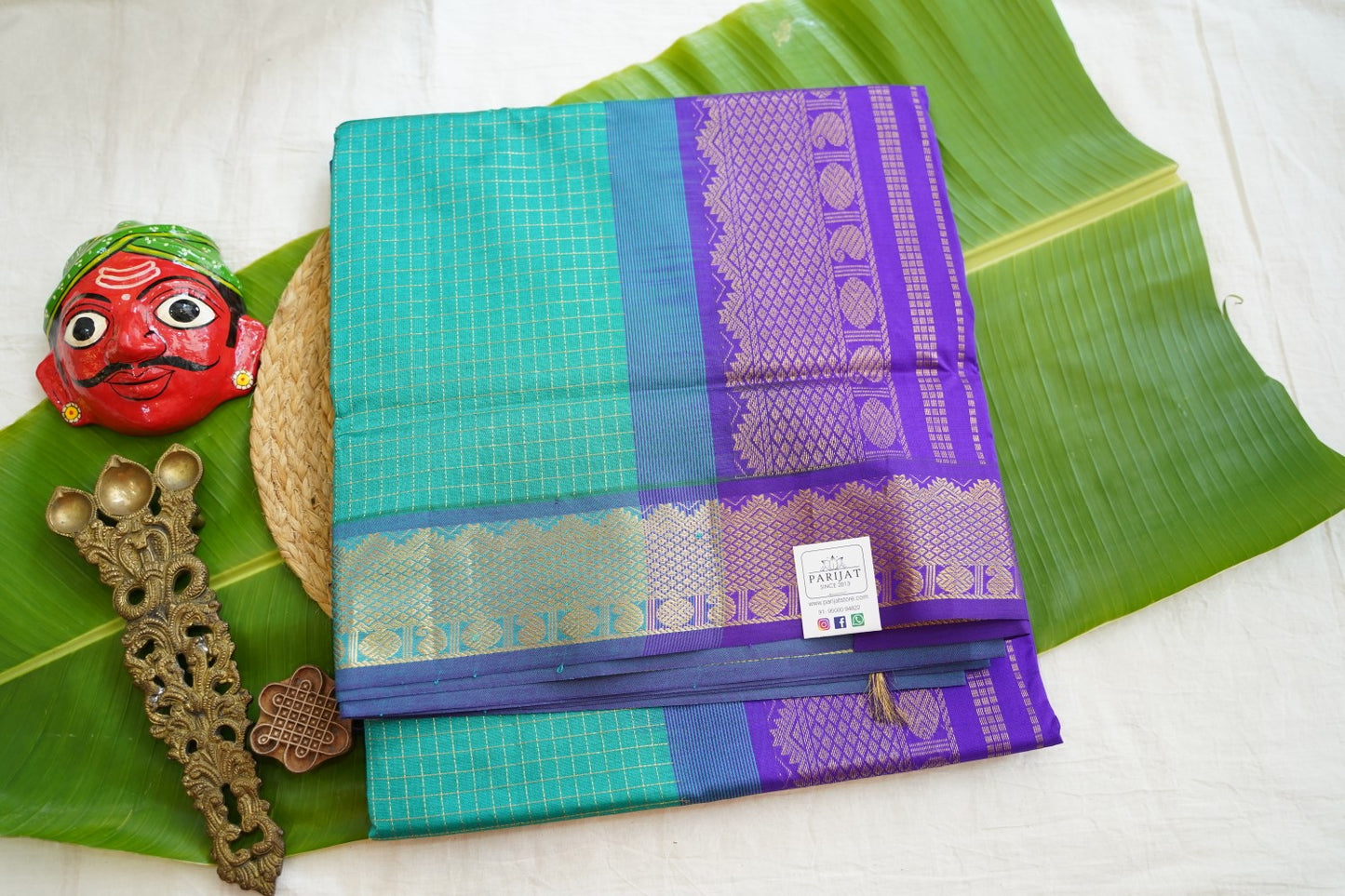 Kanchi Semi Silk Cotton Saree PC17589
