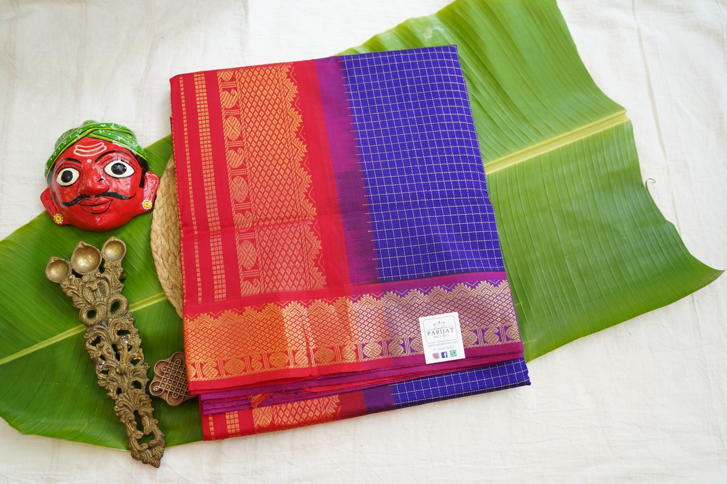 Kanchi Semi Silk Cotton Saree PC17593