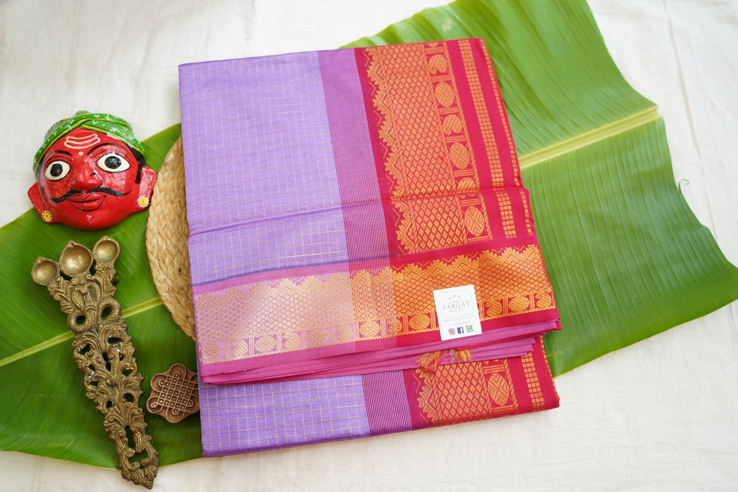 Kanchi Semi Silk Cotton Saree PC17592