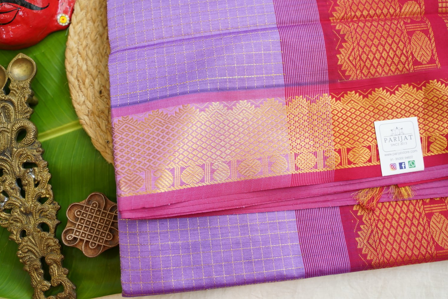 Kanchi Semi Silk Cotton Saree PC17592