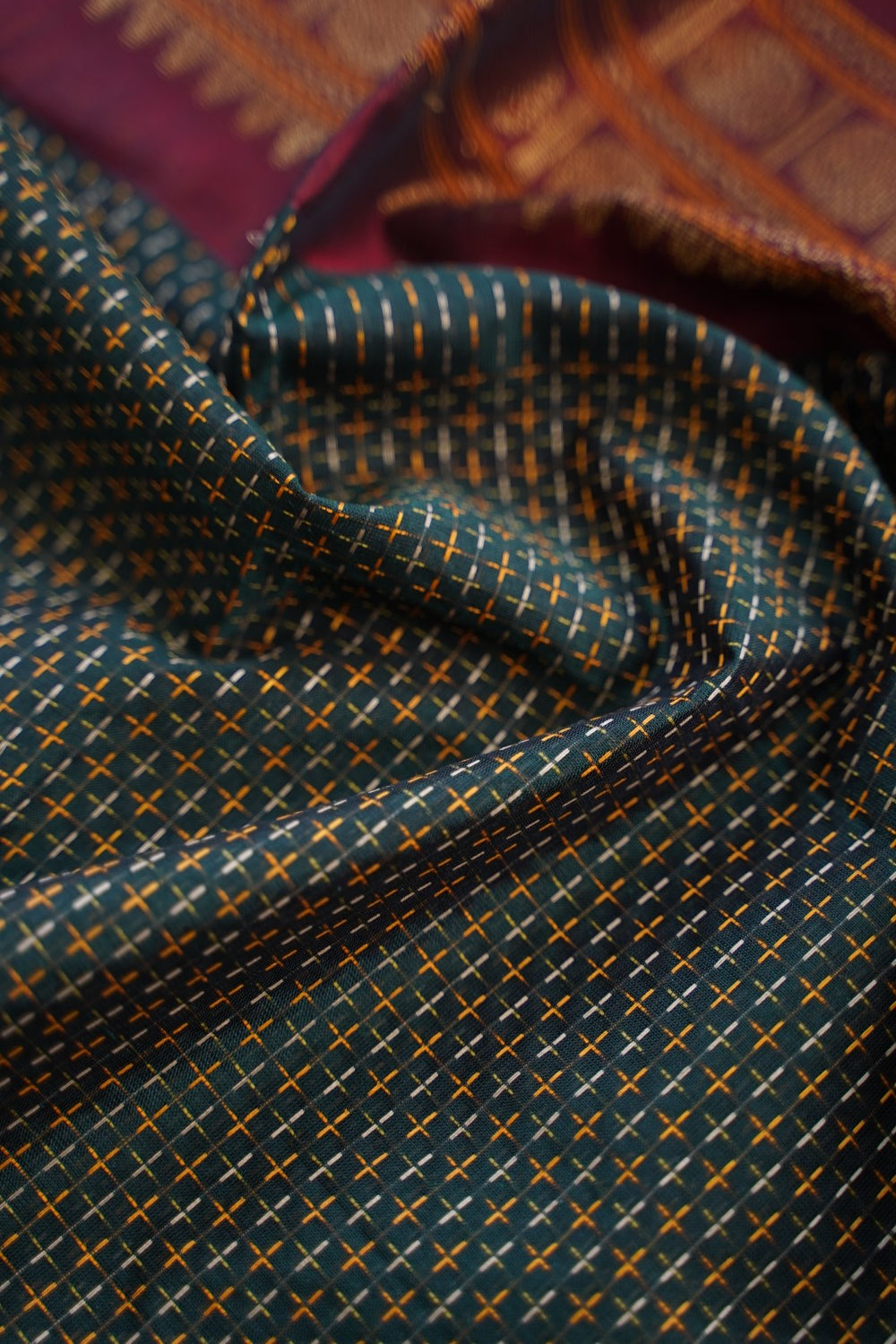 Kanchi Handloom Silk Cotton Saree PC16778