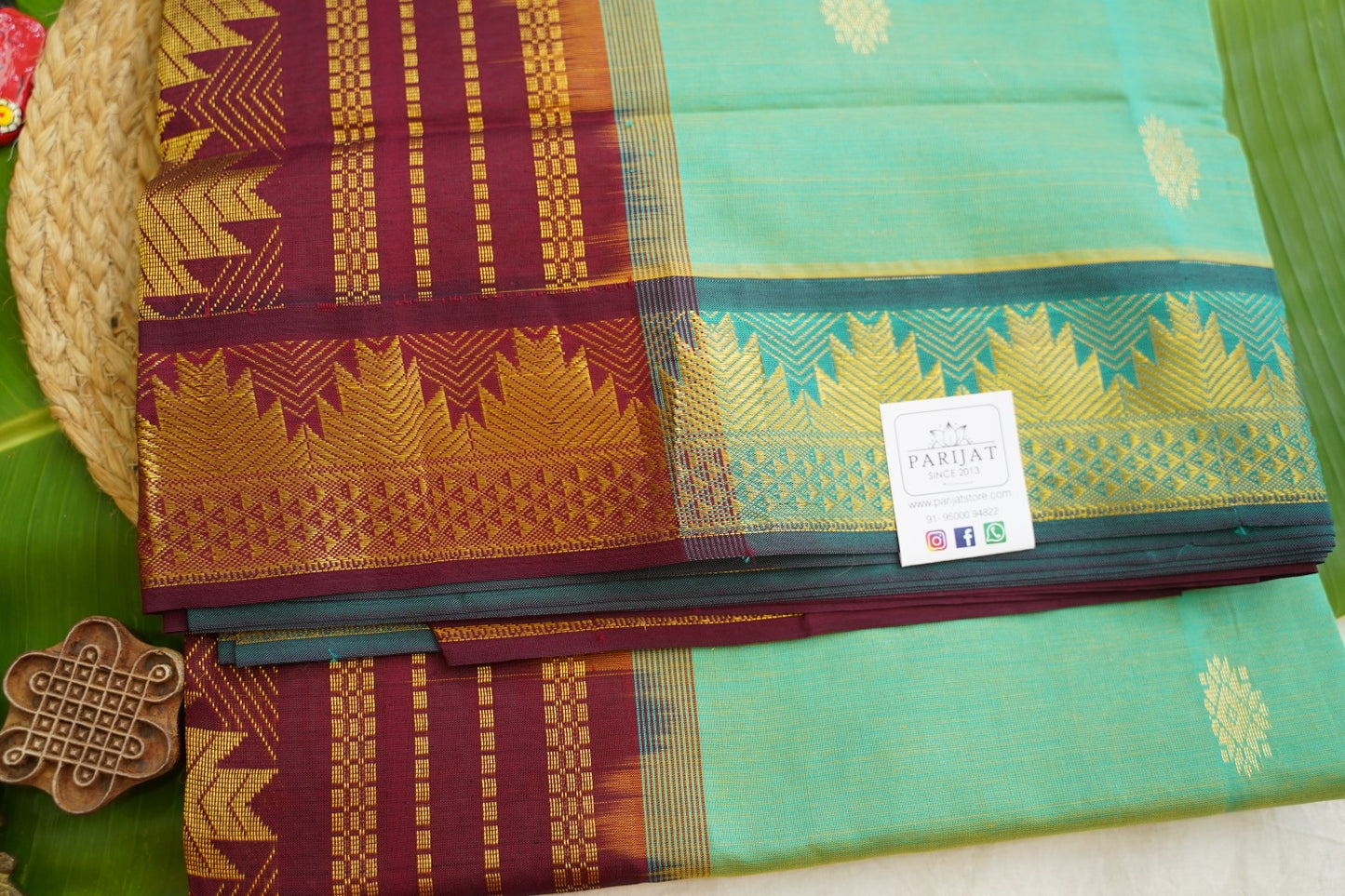 Kanchi Semi Silk Cotton Saree PC17563