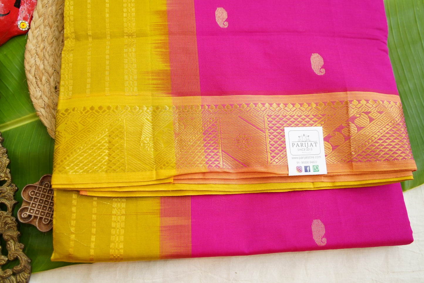 Kanchi Semi Silk Cotton Saree PC17564