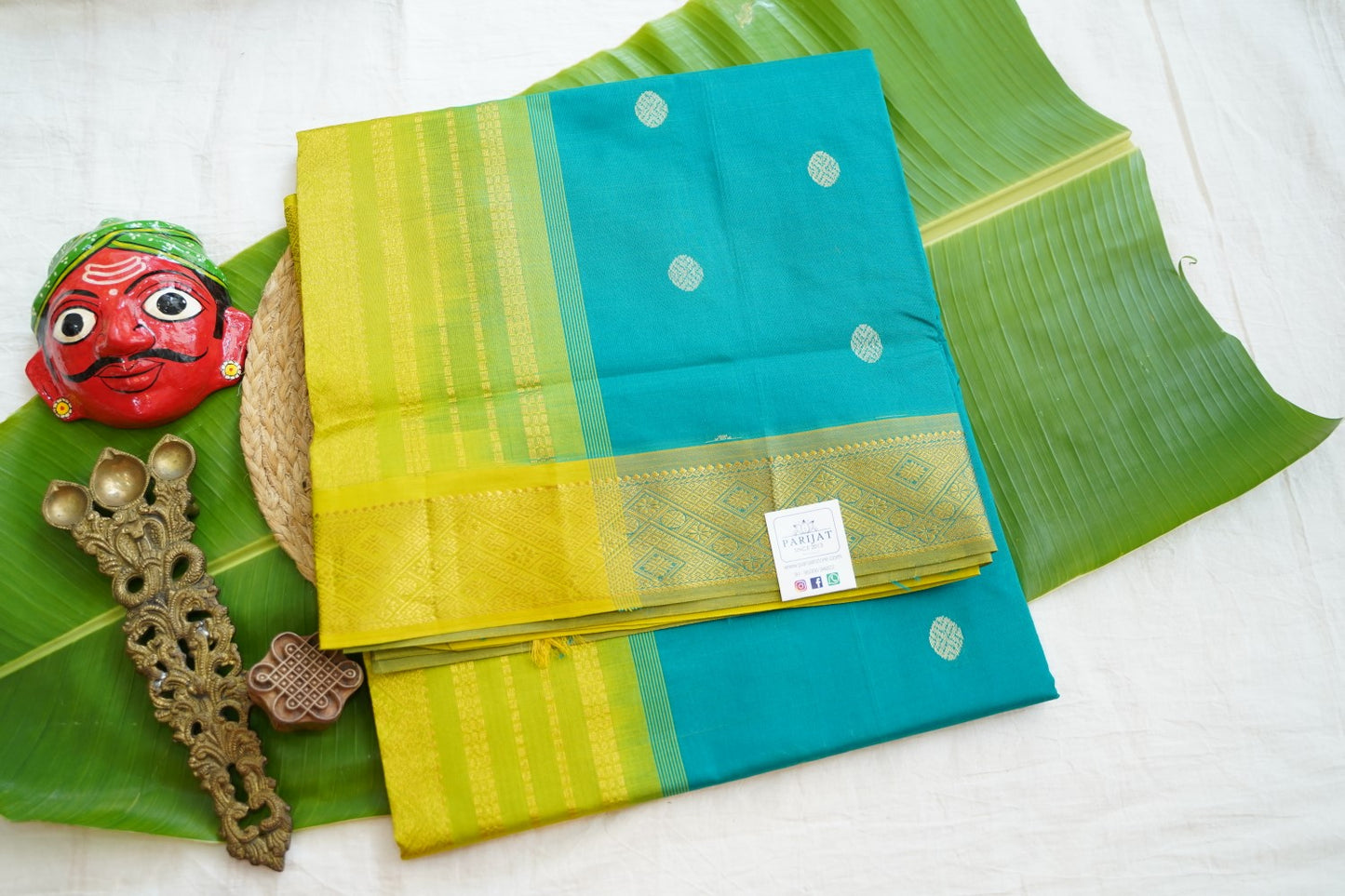 Kanchi Semi Silk Cotton Saree PC17568