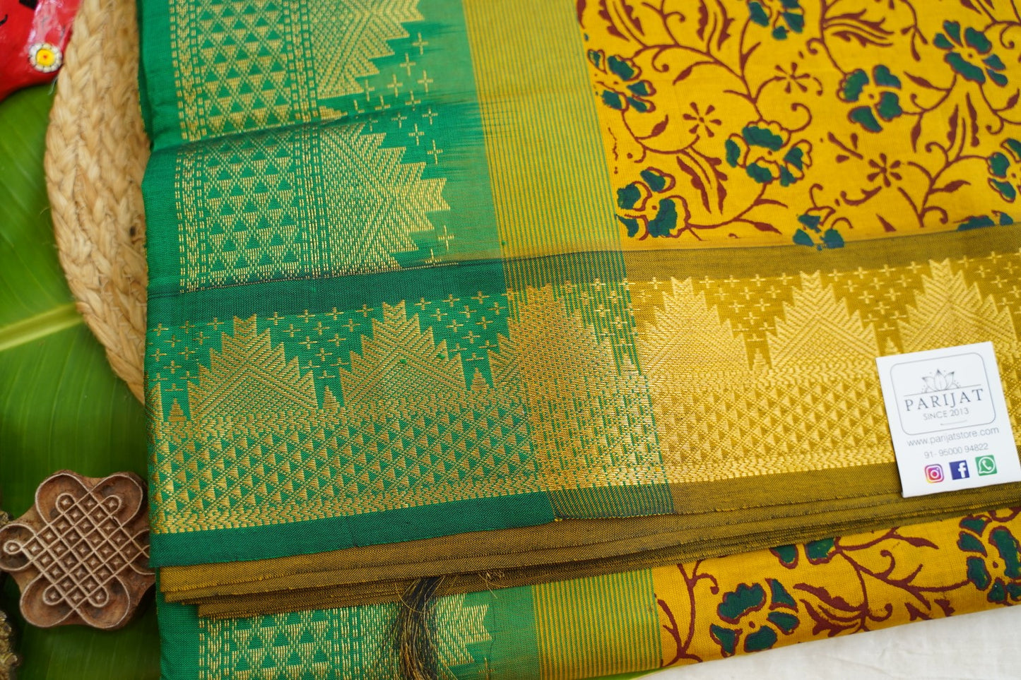 Kanchi Semi Silk Cotton Saree PC17571
