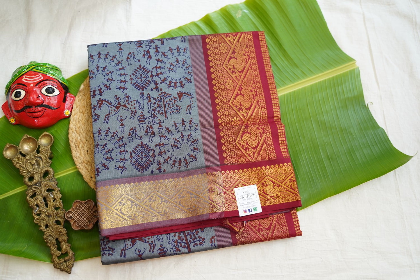Kanchi Semi Silk Cotton Saree PC17572