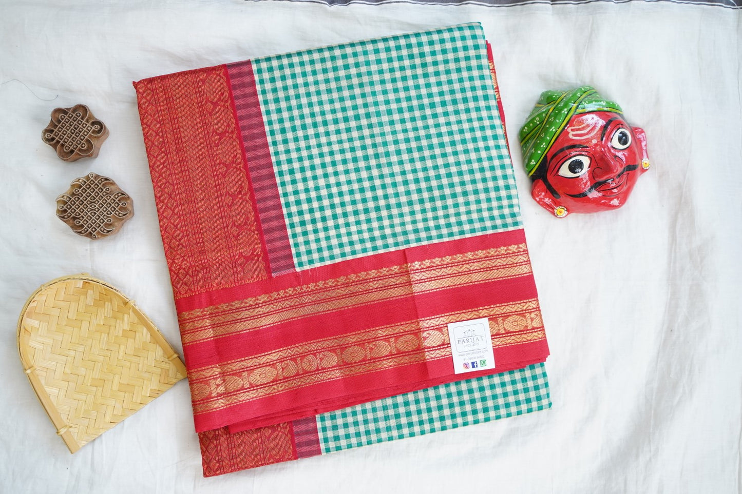 Kanchi Handloom Silk Cotton Saree PC16699