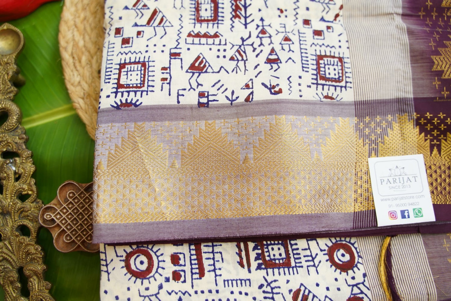 Kanchi Semi Silk Cotton Saree PC17569