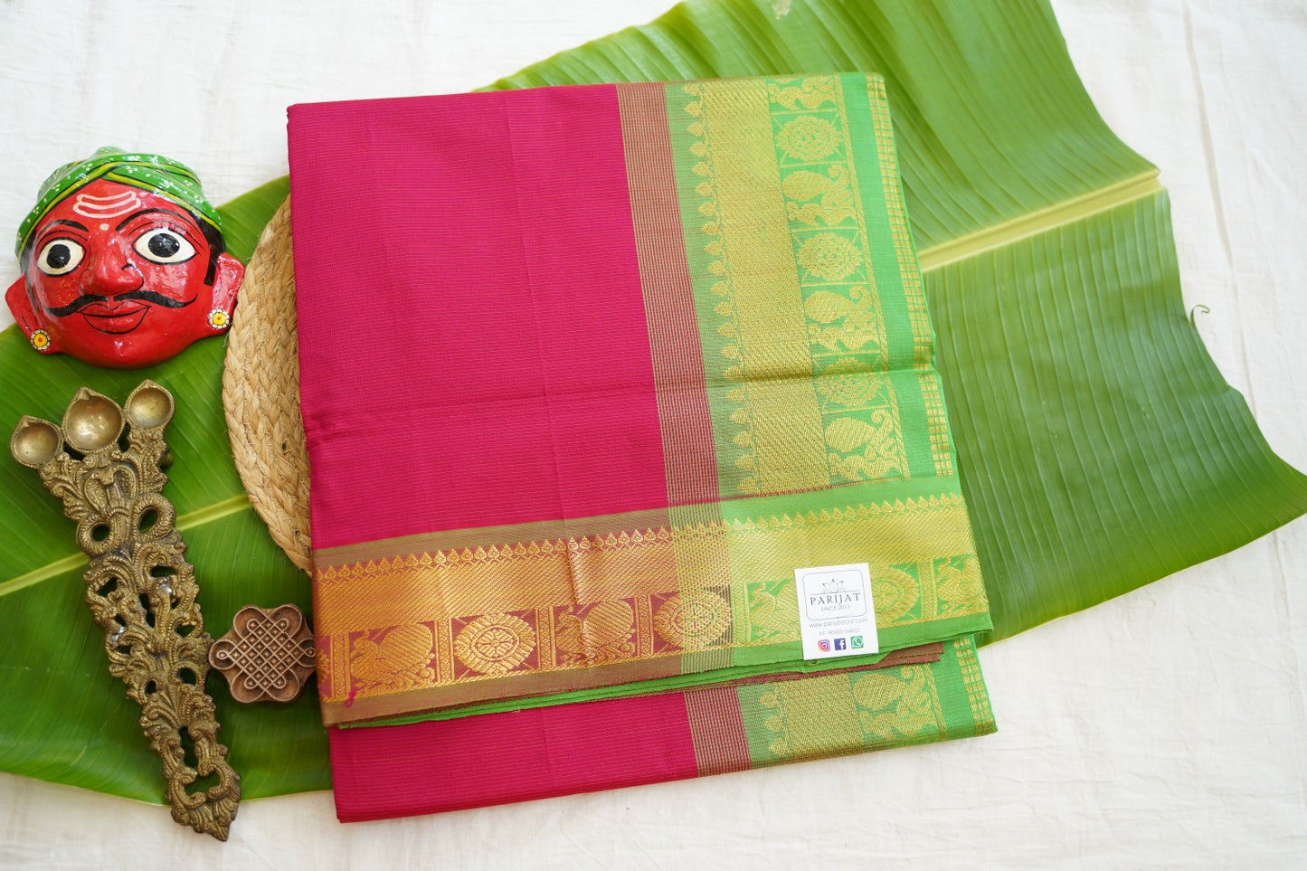 Kanchi Semi Silk Cotton Saree PC17577