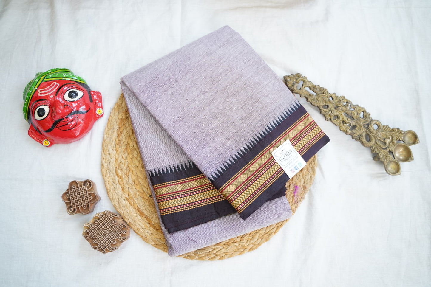 Chettinad handloom Cotton Saree PC13394