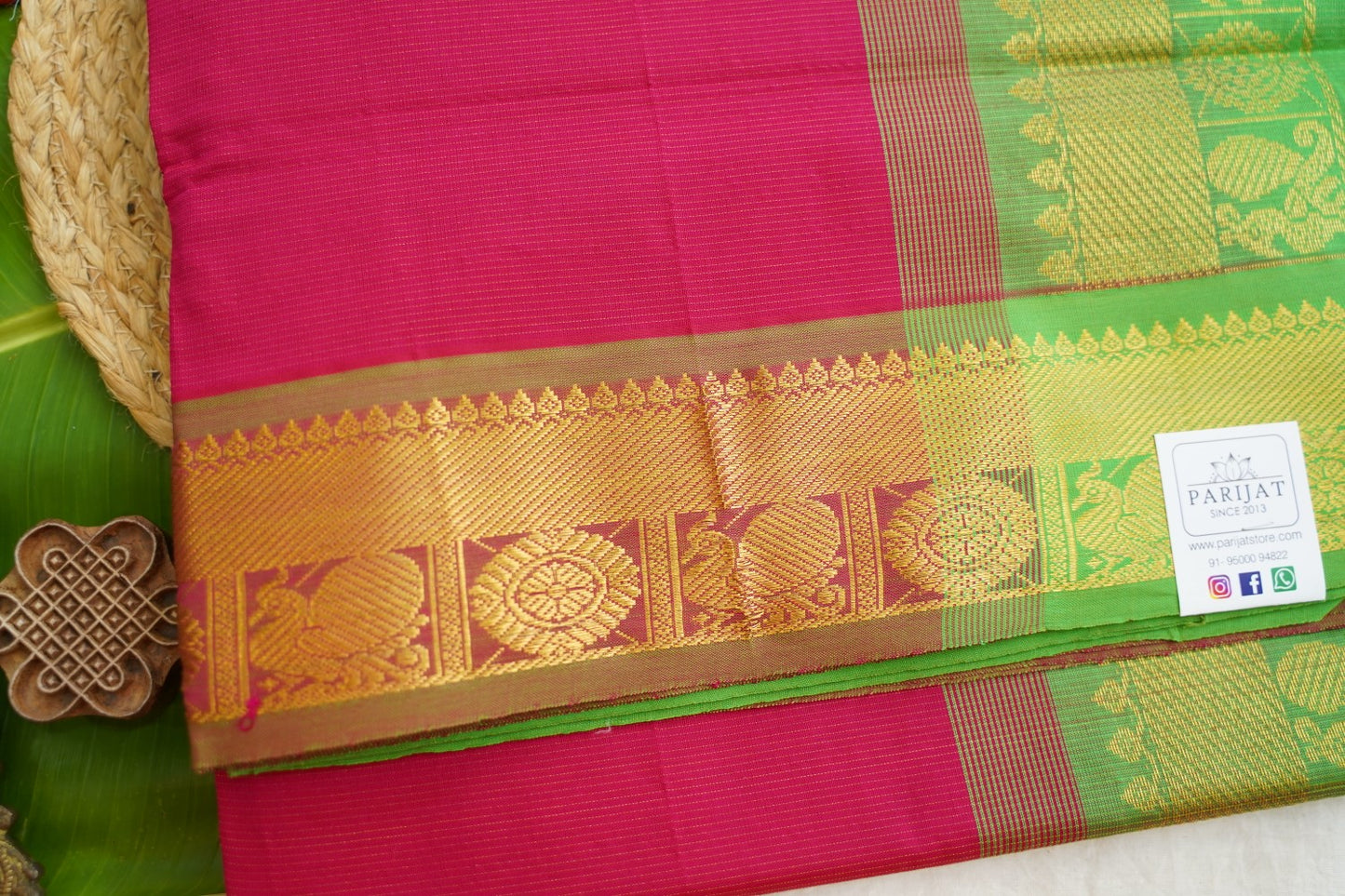 Kanchi Semi Silk Cotton Saree PC17577