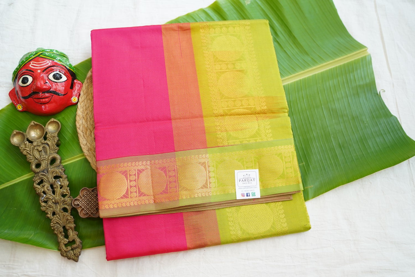 Kanchi Semi Silk Cotton Saree PC17578