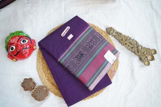 Chettinad handloom Cotton Saree Pc13556