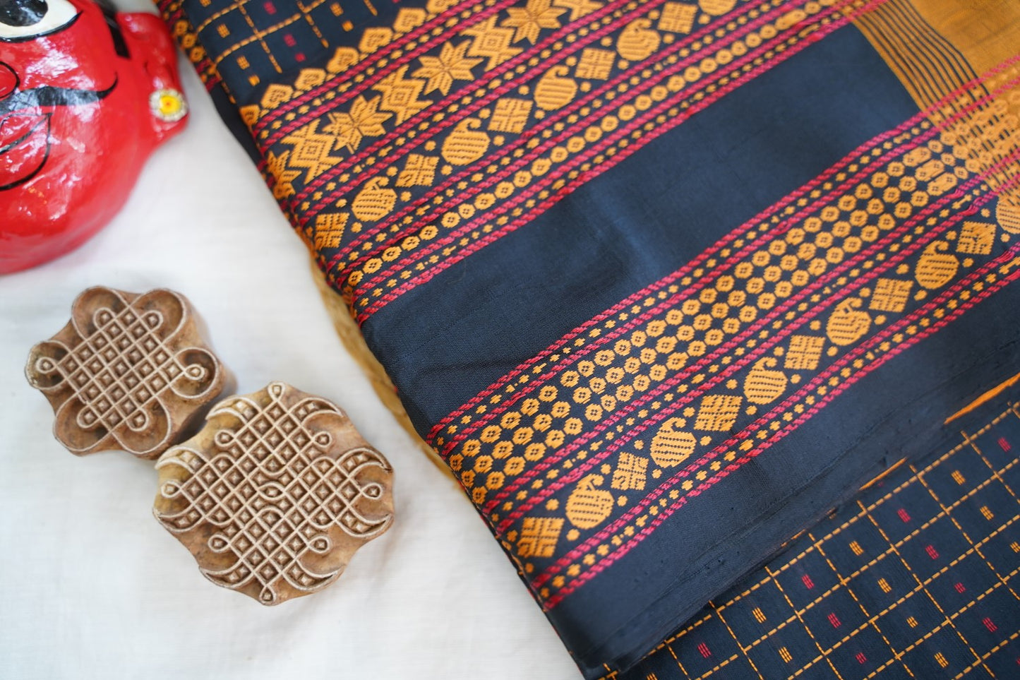 Kanchi Semi Silk Cotton Saree PC16705
