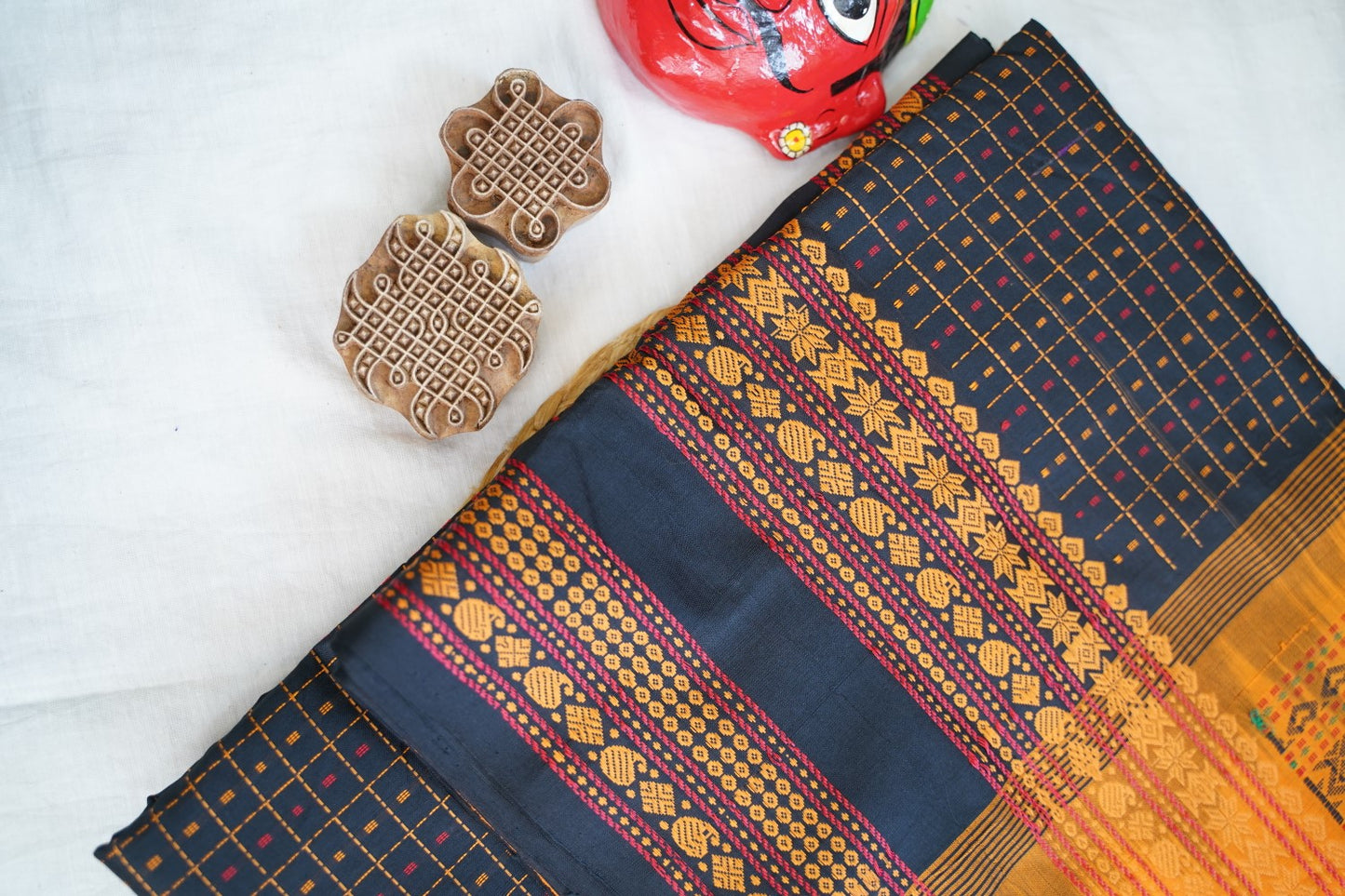 Kanchi Semi Silk Cotton Saree PC16705
