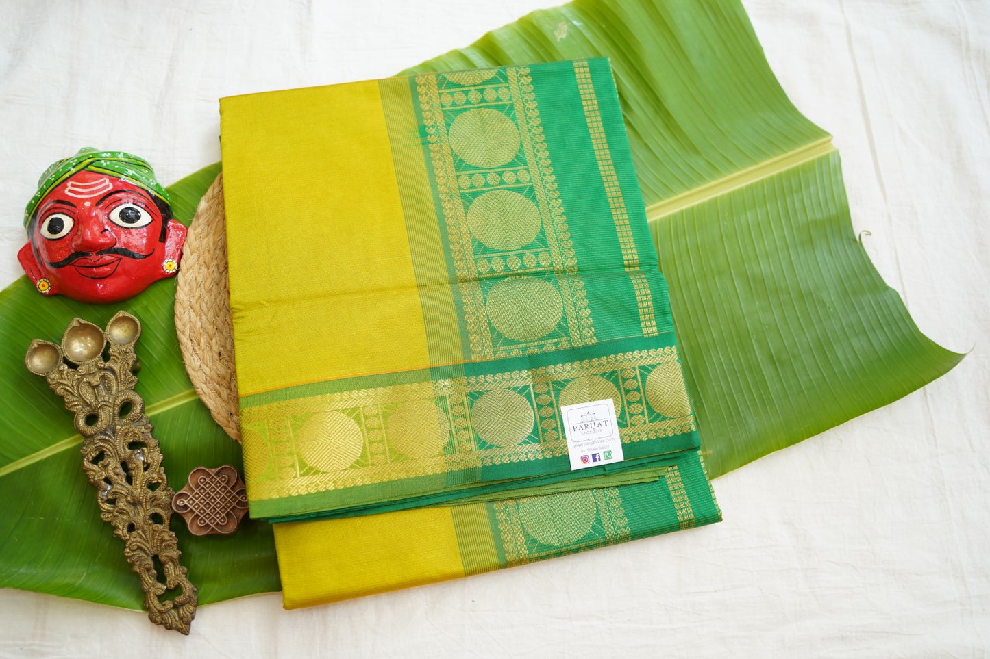 Kanchi Semi Silk Cotton Saree PC17584