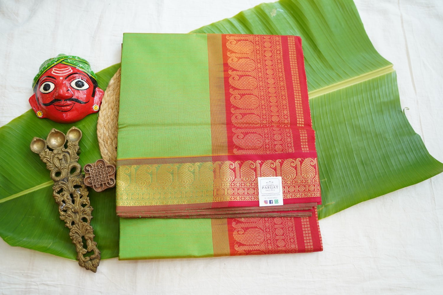 Kanchi Semi Silk Cotton Saree PC17580