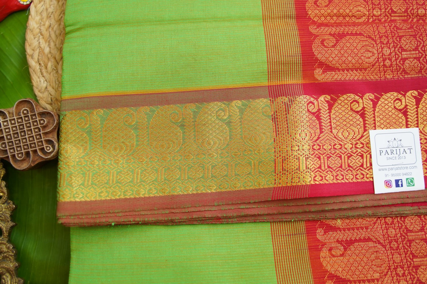 Kanchi Semi Silk Cotton Saree PC17580