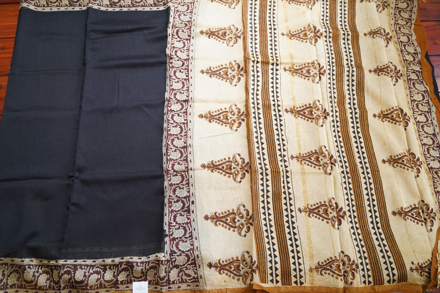 Block Printed Chanderi Saree PC15490