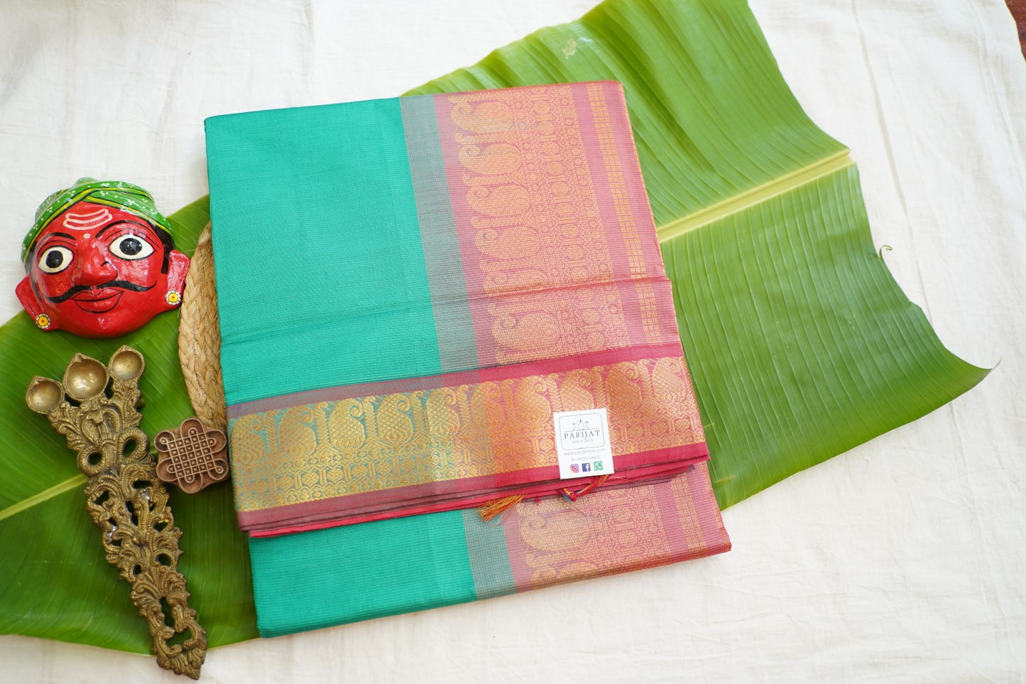 Kanchi Semi Silk Cotton Saree PC17582