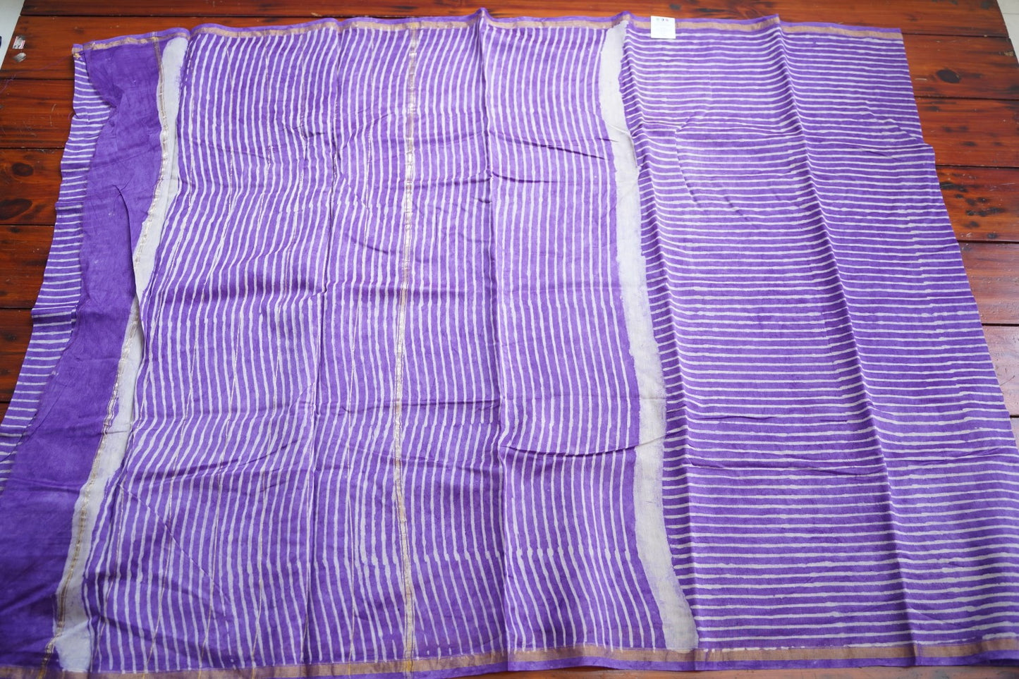 Block Printed Chanderi Saree PC15494