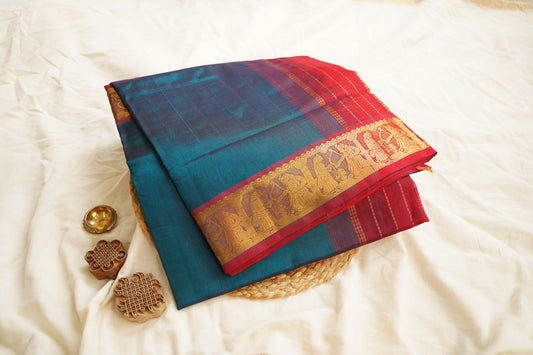 Kanchi Handloom Silk Cotton Saree PC15528